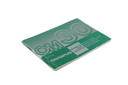 Olympus OM30 Instructions