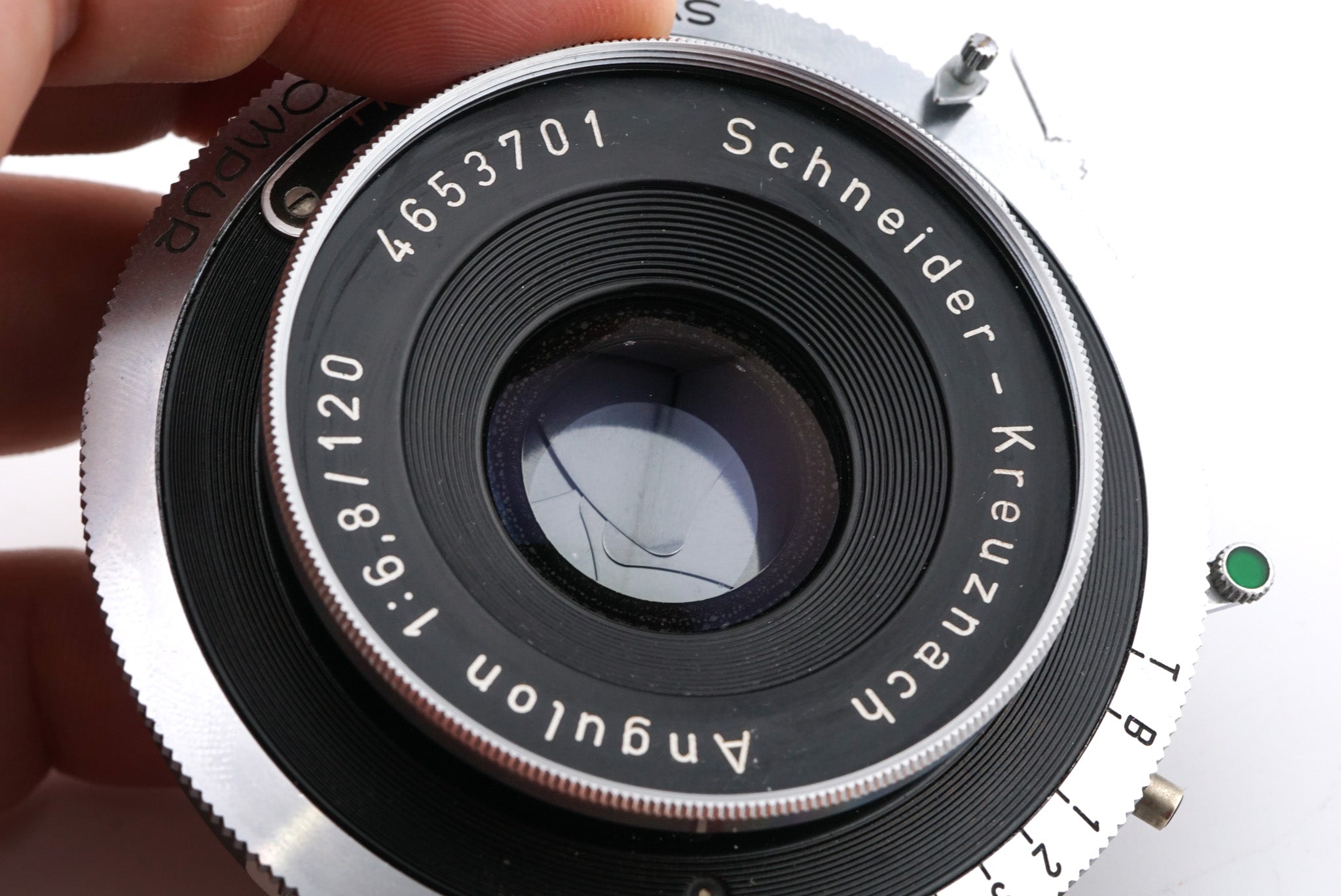 Schneider-Kreuznach 120mm f6.8 Angulon (Shutter) – Kamerastore