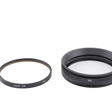 Leica Series VIII (8) UVa Filter + Series 8 VIII Filter Retaining Ring (14165)