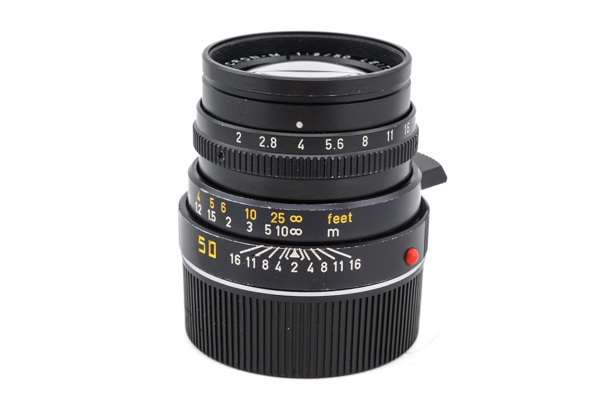 Leica 50mm f2 Summicron-M (Type IV) (Black, 11819)