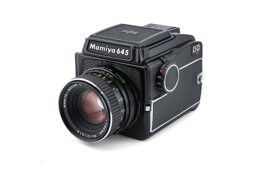 Mamiya M645 + 80mm f2.8 Sekor C + Waist Level Finder S