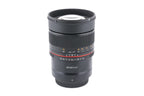 Samyang 85mm f1.4 MF