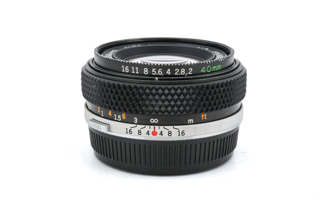 Olympus 40mm f2 Zuiko Auto-S