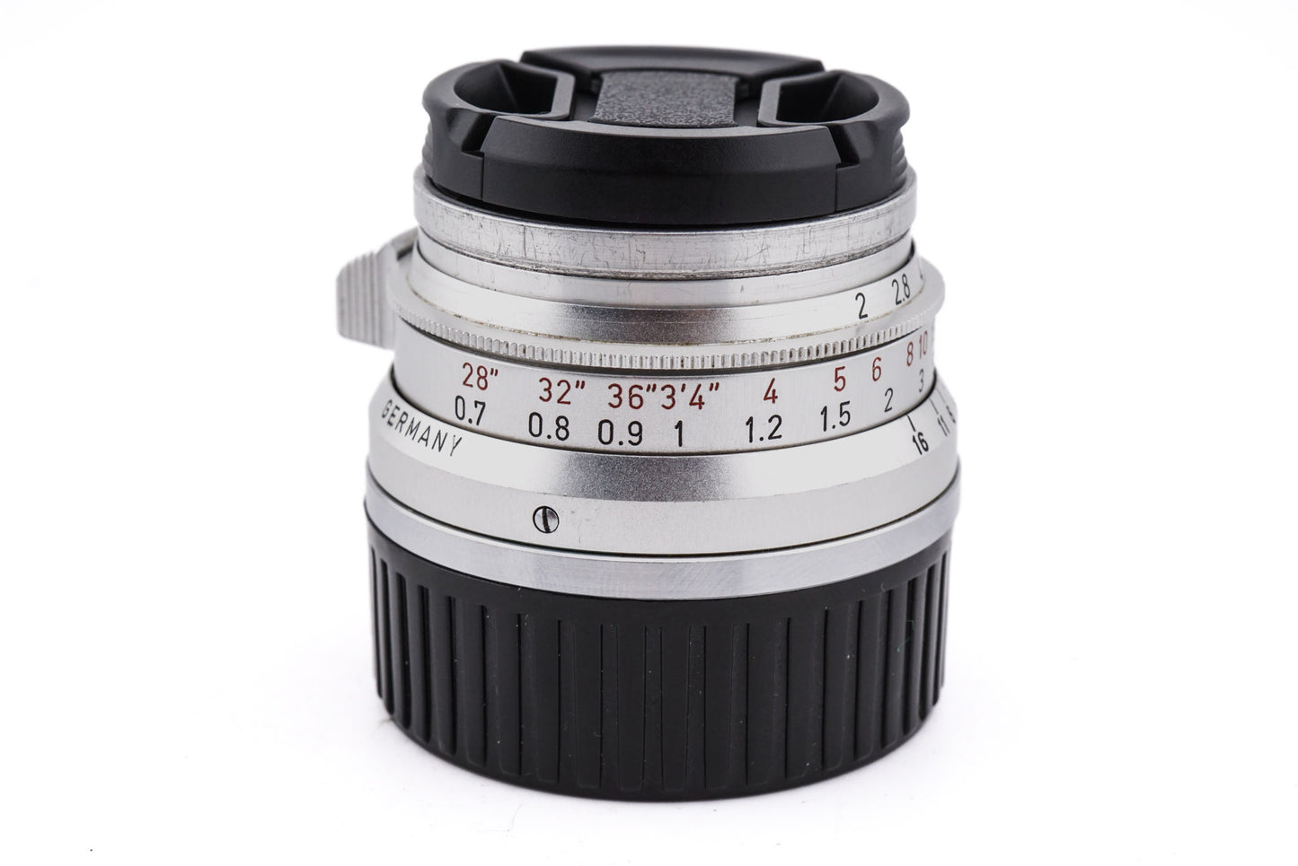 Leica 35mm f2 Summicron (Type 1, 8-element) + 12585H Lens Hood