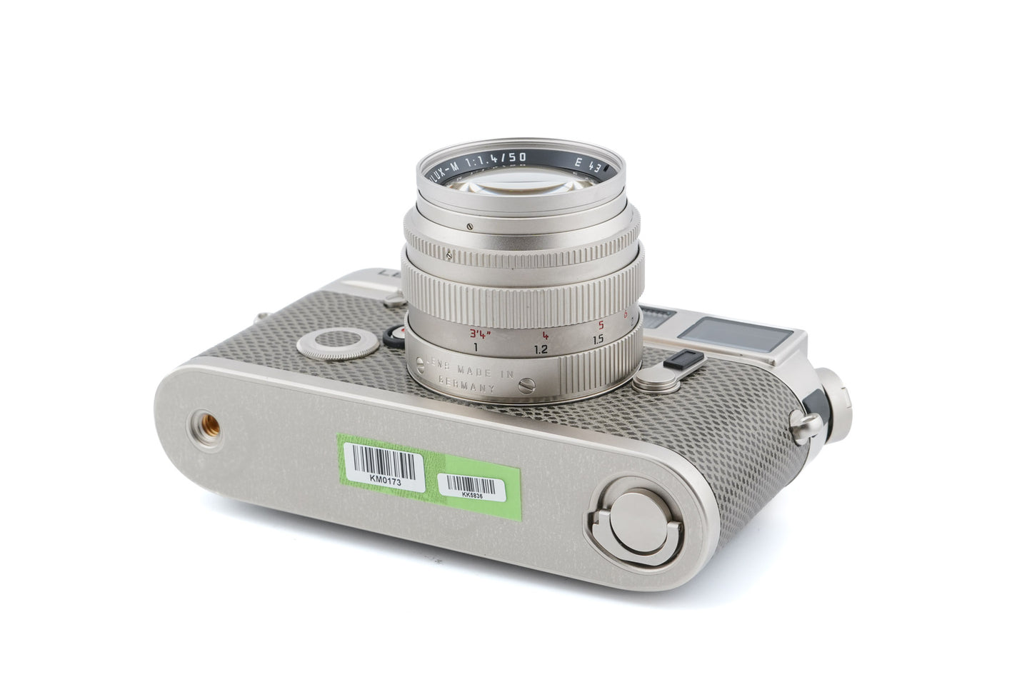 Leica M6 "150 Jahre Photographie, 75 Jahre Leica Photographie" + 50mm f1.4 Summilux-M Platinum "150 Jahre Photographie, 75 Jahre Leica Photographie" (10450)