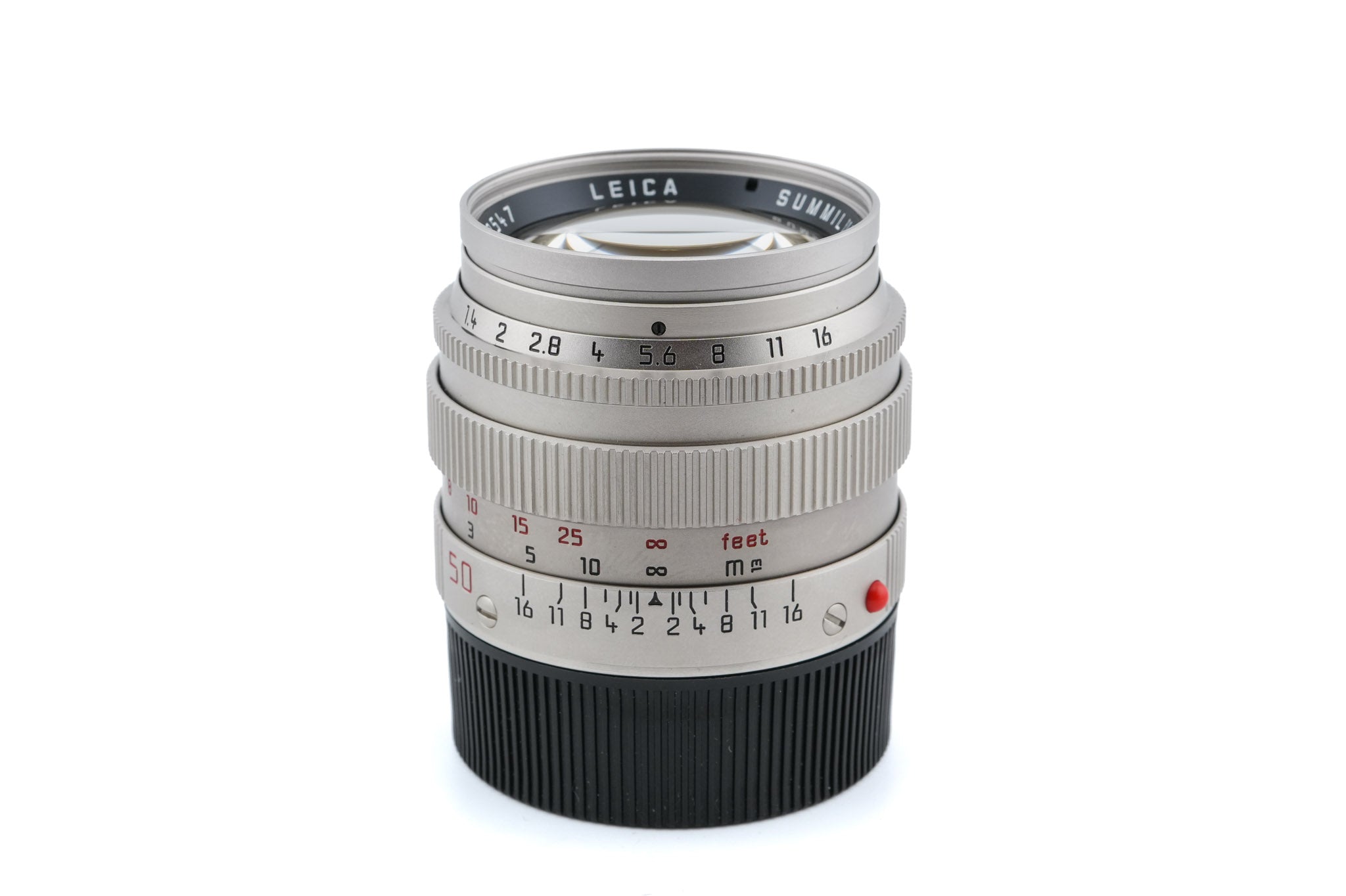 Leica 50mm f1.4 Summilux-M Platinum "150 Jahre Photographie, 75 Jahre Leica Photographie" (10450) - Lens