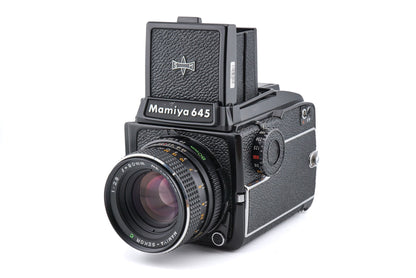 Mamiya M645 1000S + 80mm f2.8 Sekor C + M645 Waist Level Finder S