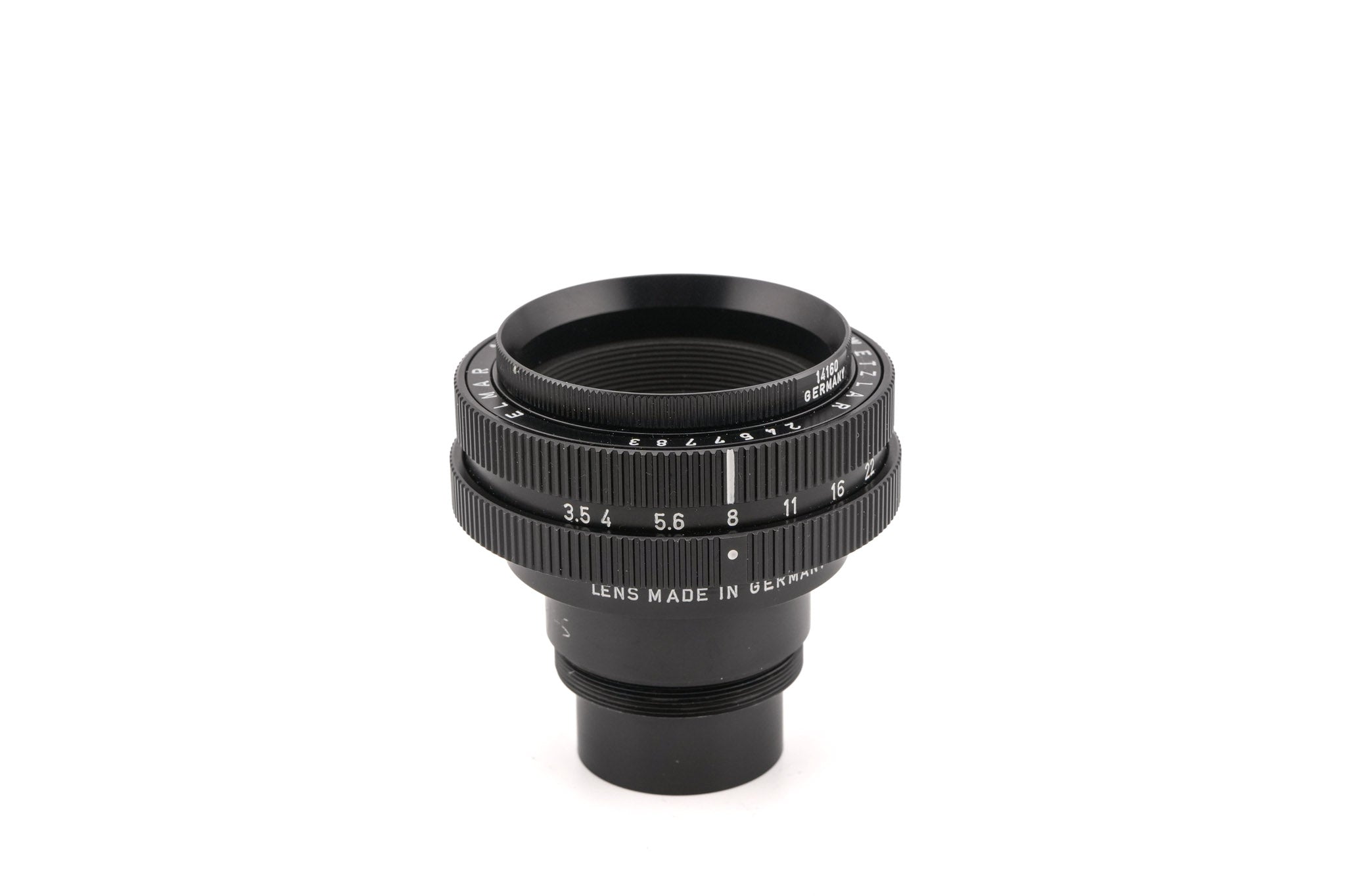 Leica 65mm f3.5 Elmar-V (VISO) + Universal Focusing Mount OTZFO (16464K)