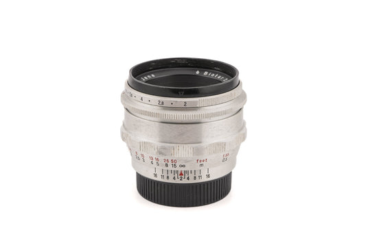 Carl Zeiss 58mm f2 Biotar T Jena - Lens