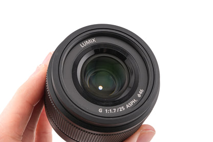 Panasonic 25mm f1.7 G ASPH.