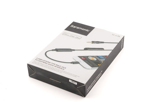Saramonic 3.5mm Male Jack To Lightning Audio Interface (LC-C35)