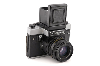 Kiev 60 + 80mm f2.8 Volna-3 + 60 Waist Level Finder