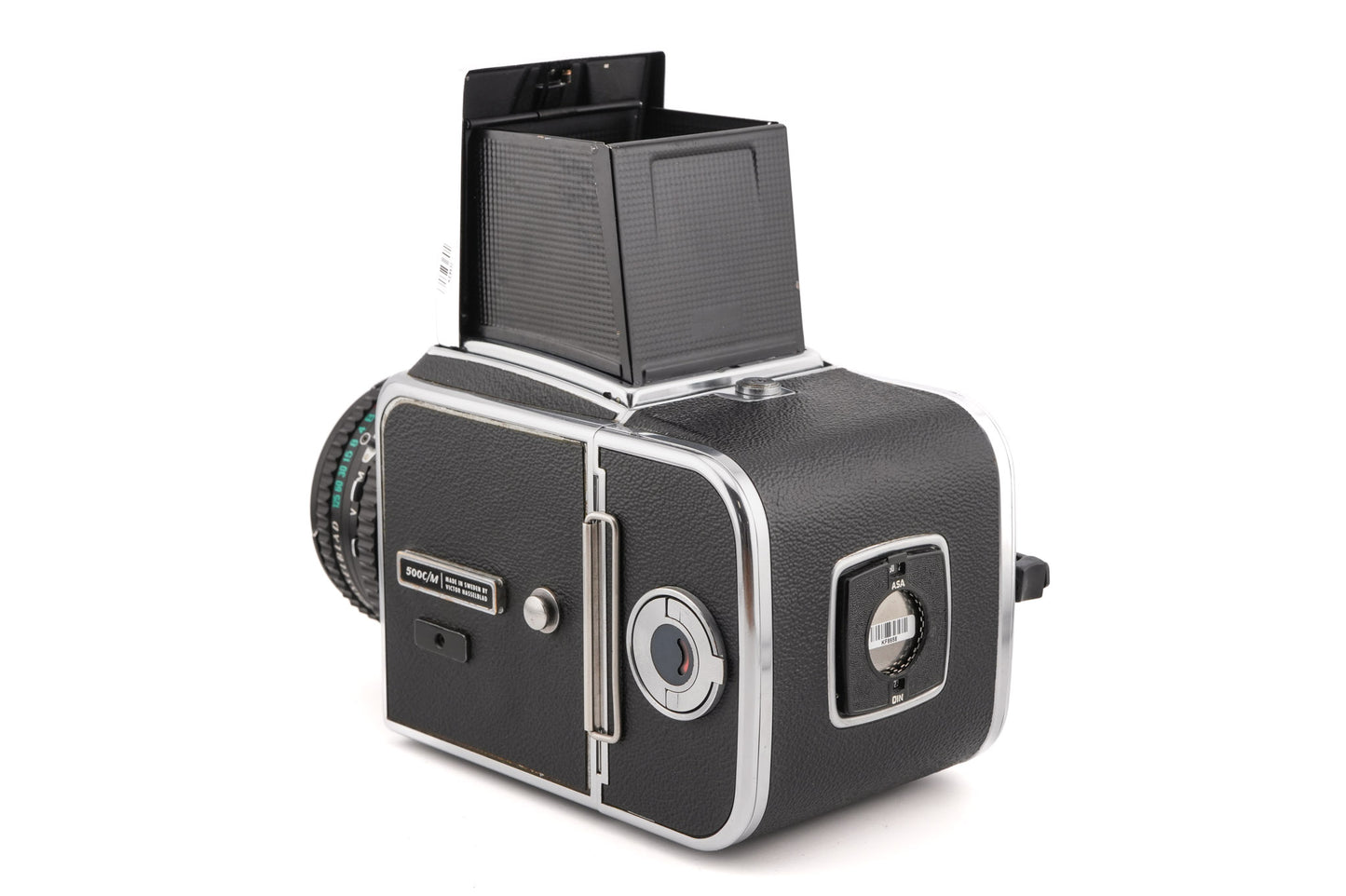 Hasselblad 500C/M + 80mm f2.8 Planar T* C + A12 Film Magazine (30074 Chrome) + Waist Level Finder (Old / 42021 Chrome)