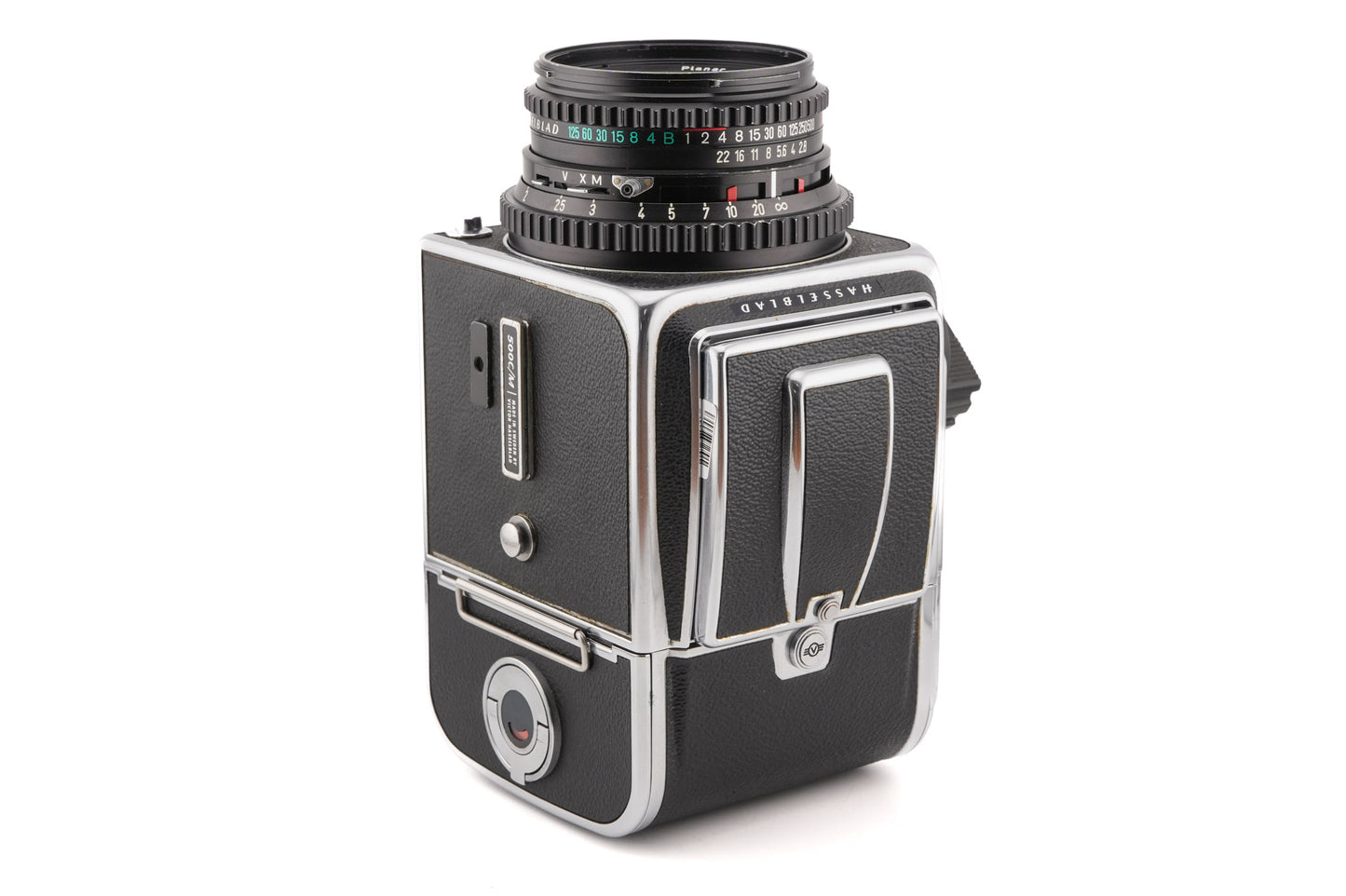 Hasselblad 500C/M + 80mm f2.8 Planar T* C + A12 Film Magazine (30074 Chrome) + Waist Level Finder (Old / 42021 Chrome)