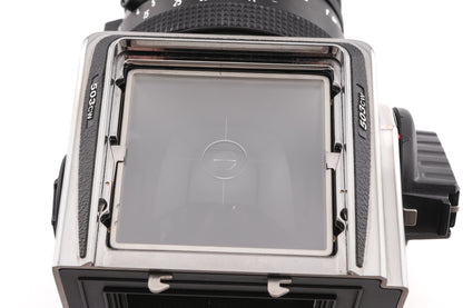 Hasselblad 503CW + 80mm f2.8 Planar New-C T* + A12N Film Magazine + Waist Level Finder (New / 42315 Chrome)