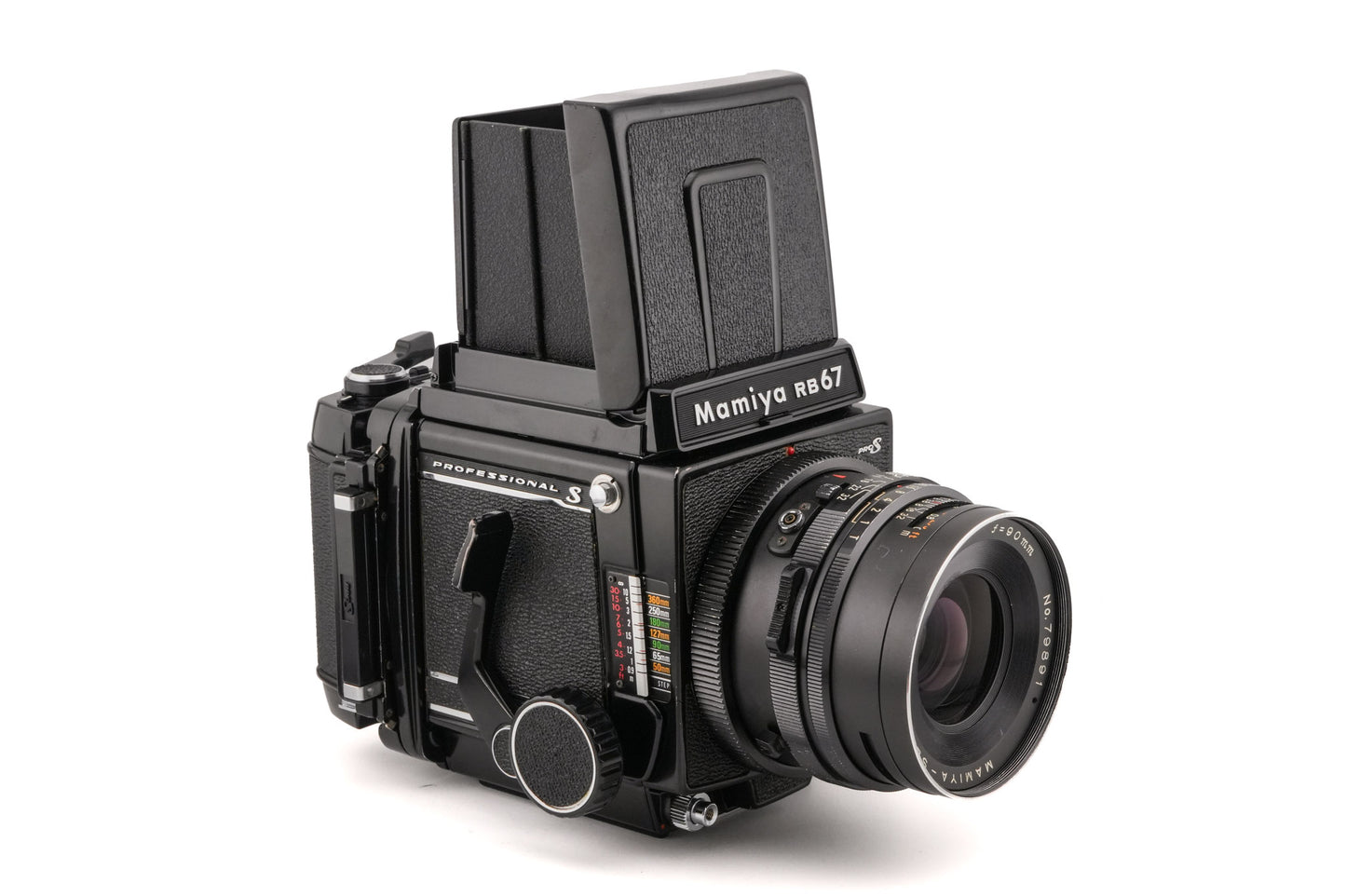 Mamiya RB67 Pro-S + 90mm f3.8 Sekor C + 120 Pro-S 6x7 Film Back + Waist Level Finder