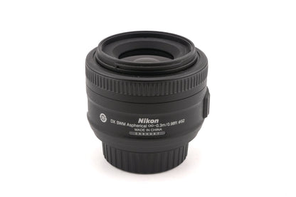 Nikon 35mm f1.8 AF-S Nikkor G DX