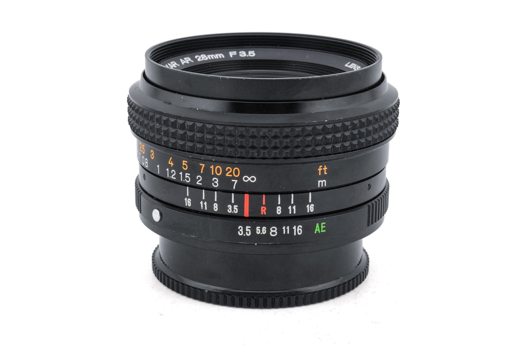 Konica 28mm f3.5 Hexar AR