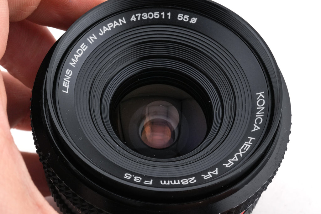 Konica 28mm f3.5 Hexar AR