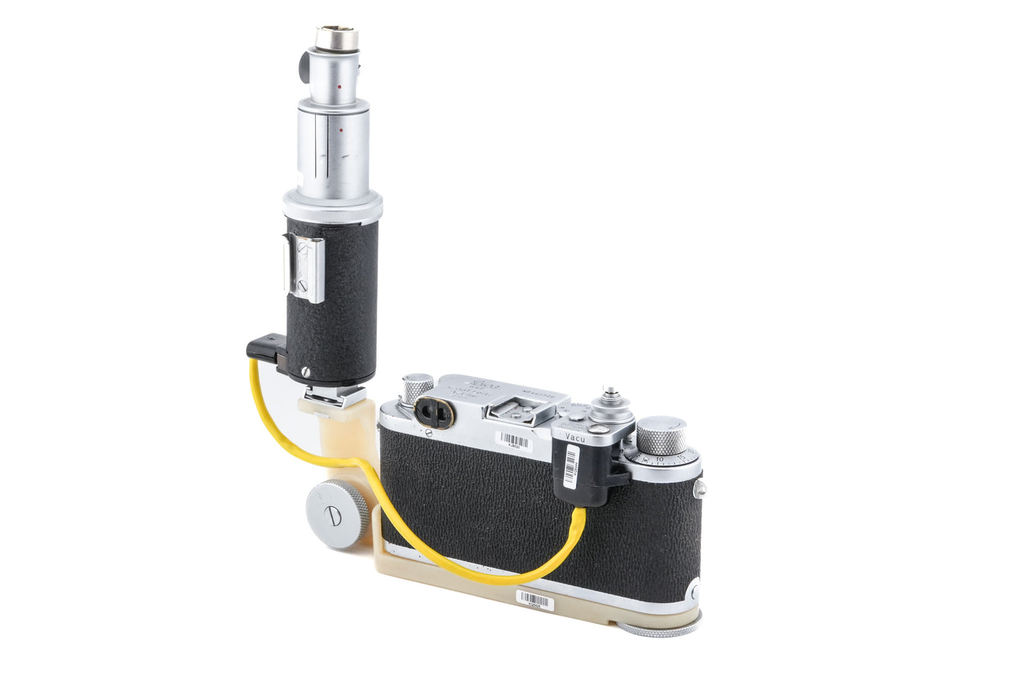 Leica IIc + Flash Unit (CEYOO) + Synchronized Shutter Release (VACU) + Flash Bracket (CTOOM)