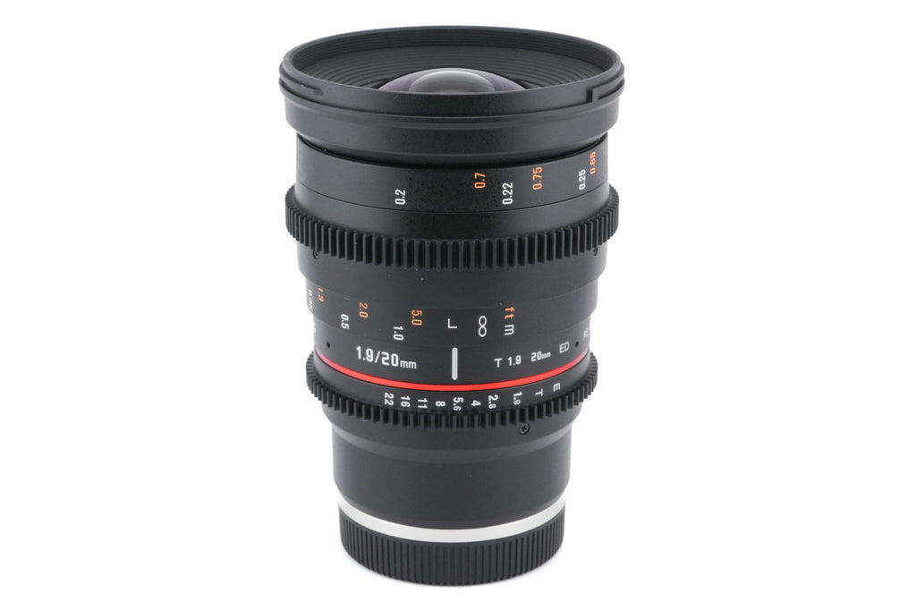 Samyang 20mm T1.9 ED AS UMC