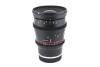 Samyang 20mm T1.9 ED AS UMC