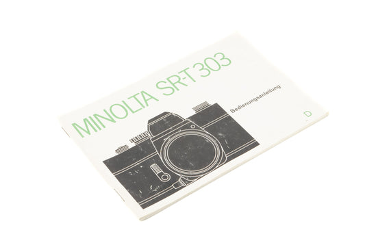 Minolta SR-T 303 Instruction Manual