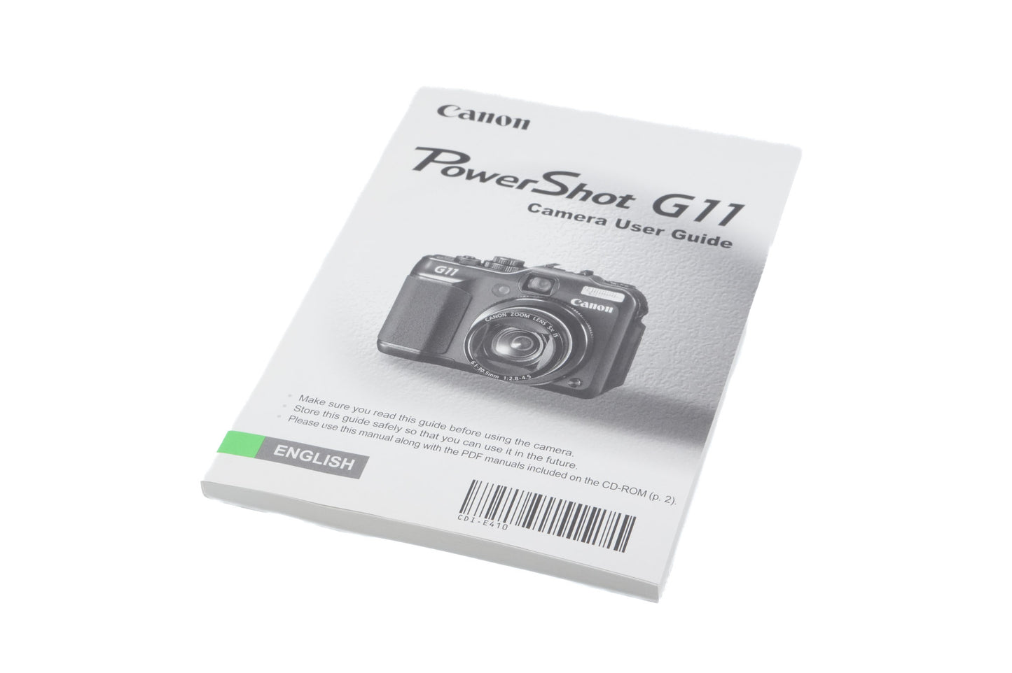 Canon PowerShot G11 Instructions