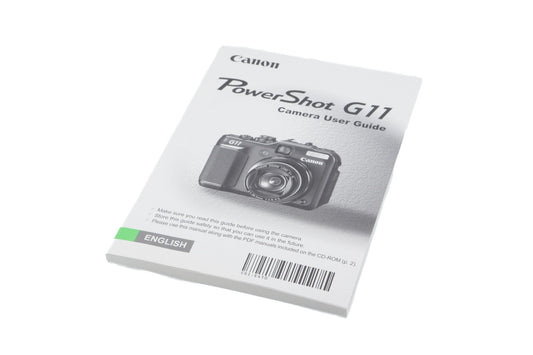Canon PowerShot G11 Instructions
