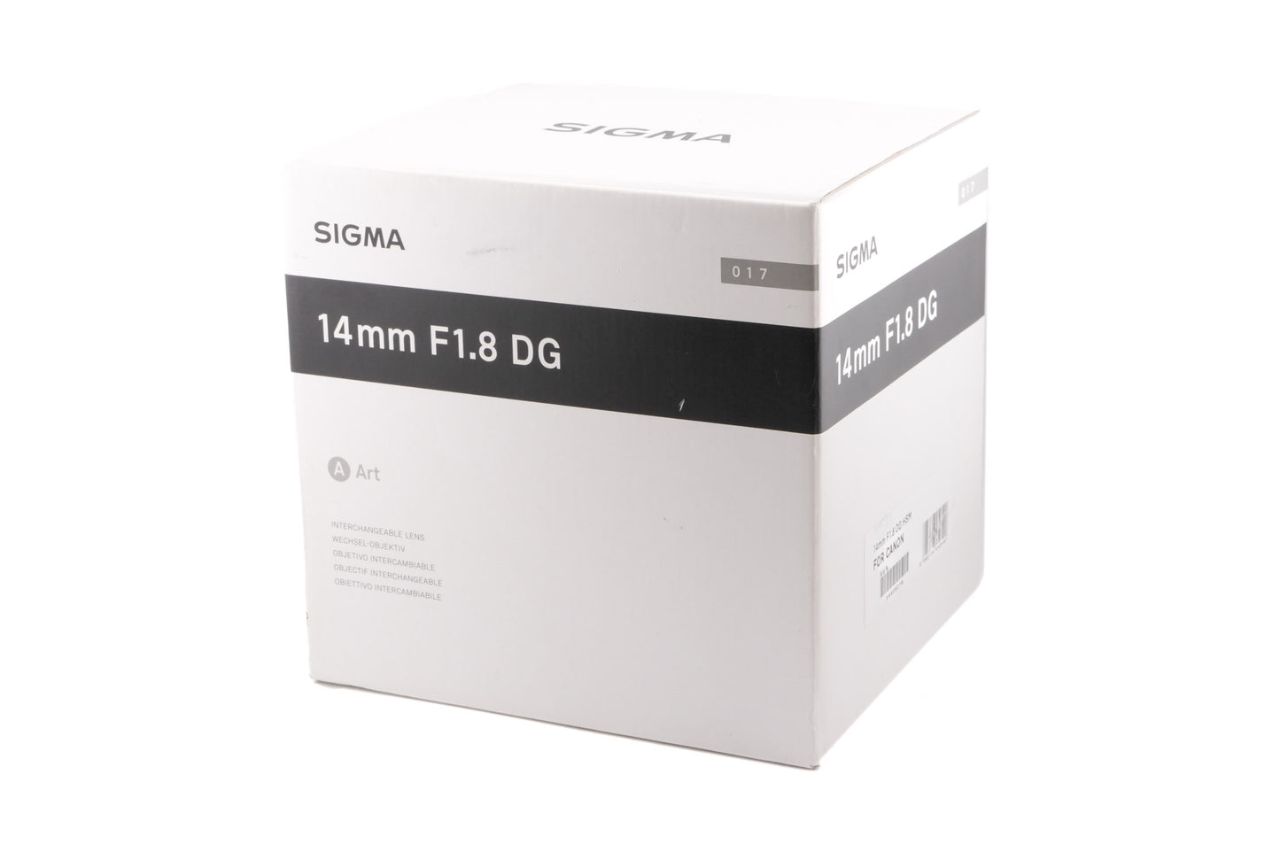 Sigma 14mm f1.8 DG HSM Art