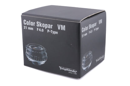 Voigtländer 21mm f4 Color-Skopar P