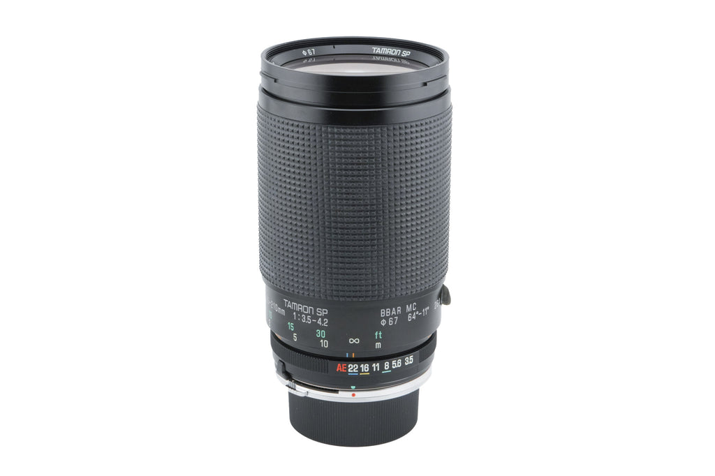 Tamron 35-210mm f3.5-4.2 SP BBAR MC (26A) + Adaptall - Olympus OM Adapter