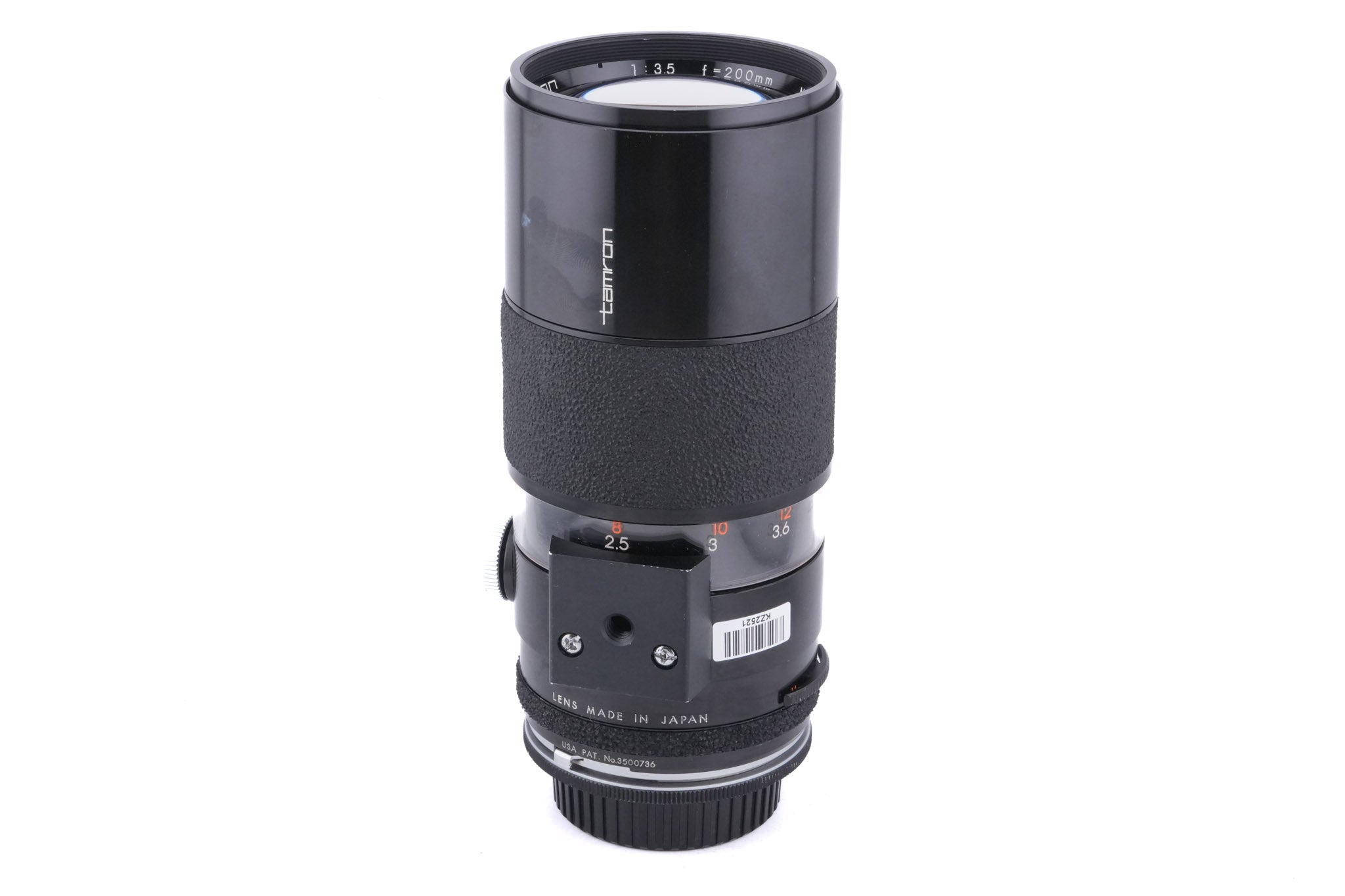 Tamron 200mm f3.5 BBAR Multi C. + Adaptall - Nikon Pre-AI Adapter