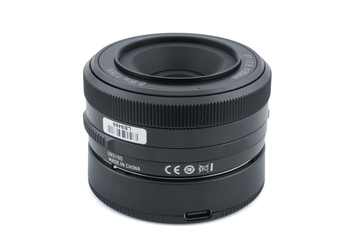 TTArtisan 27mm f2.8