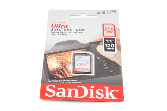Sandisk 256 GB SDXC Card Ultra UHS-I (120 MB/S) - Accessory