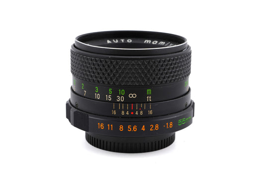 Mamiya 55mm f1.8 Sekor SX Auto - Lens
