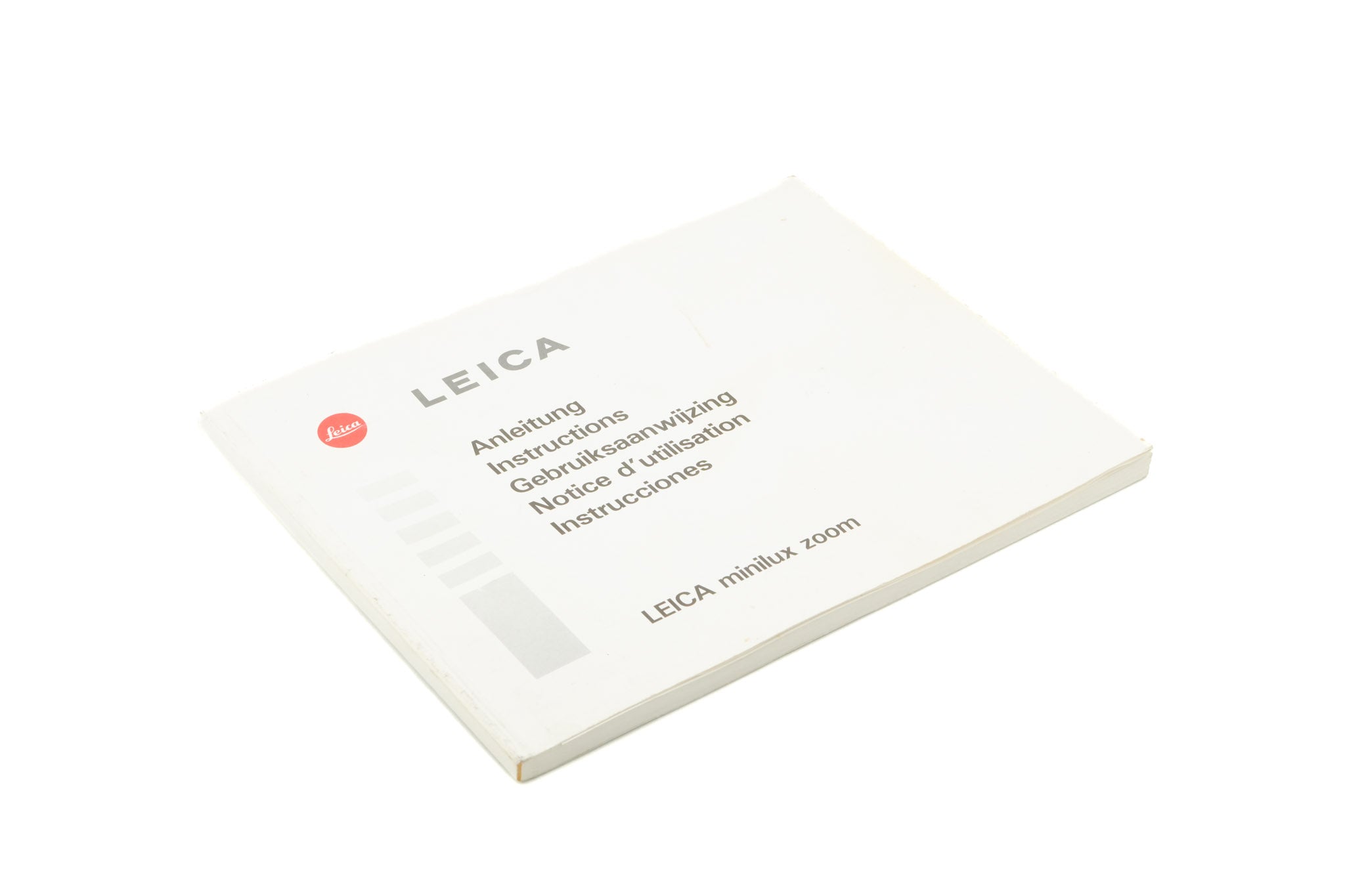 Leica Minilux Zoom Instructions - Accessory