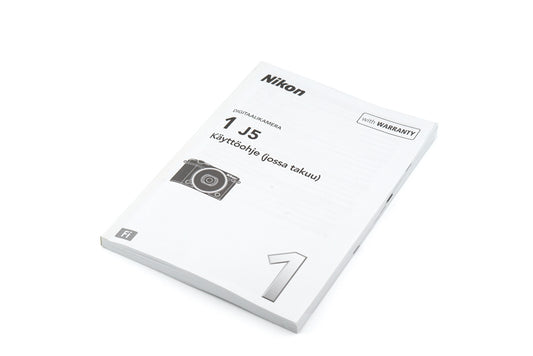 Nikon 1 J5 Instructions