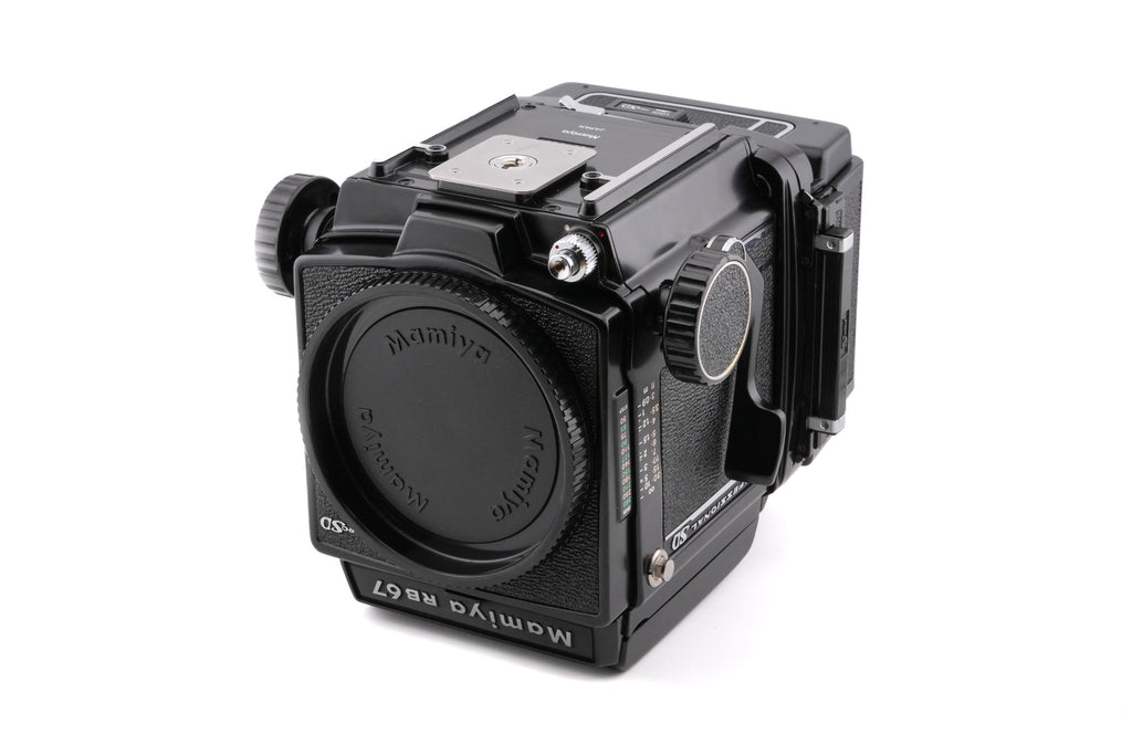 Mamiya RB67 Pro SD + Waist Level Finder + 120 6x7 Pro-SD Roll Film Holder
