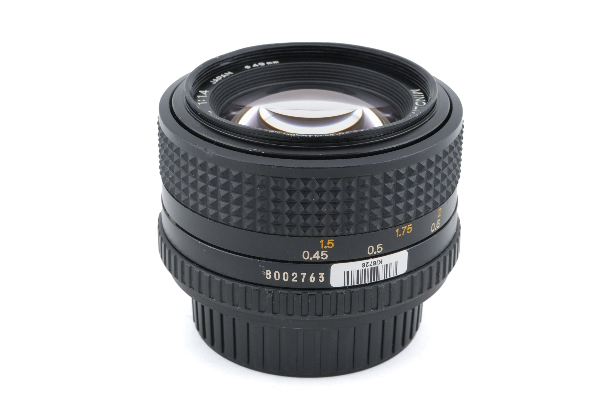 Minolta 50mm f1.4 MD