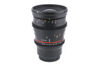 Samyang 20mm T1.9 ED AS UMC