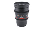 Samyang 20mm T1.9 ED AS UMC