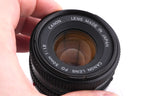 Canon 50mm f1.8 FDn