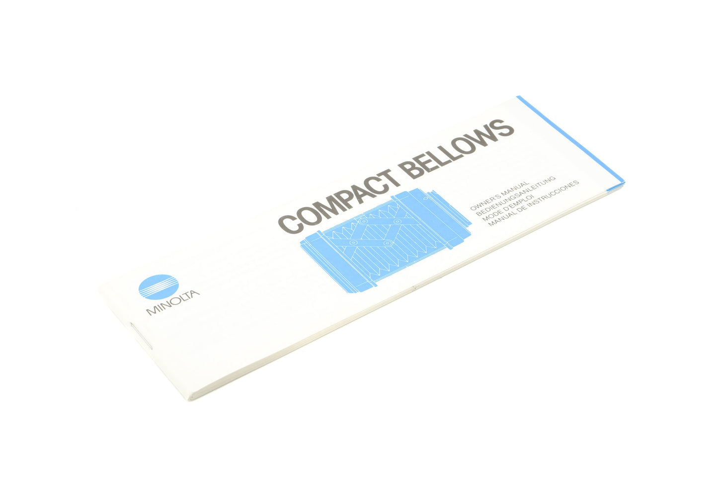 Minolta Compact Bellows Instructions