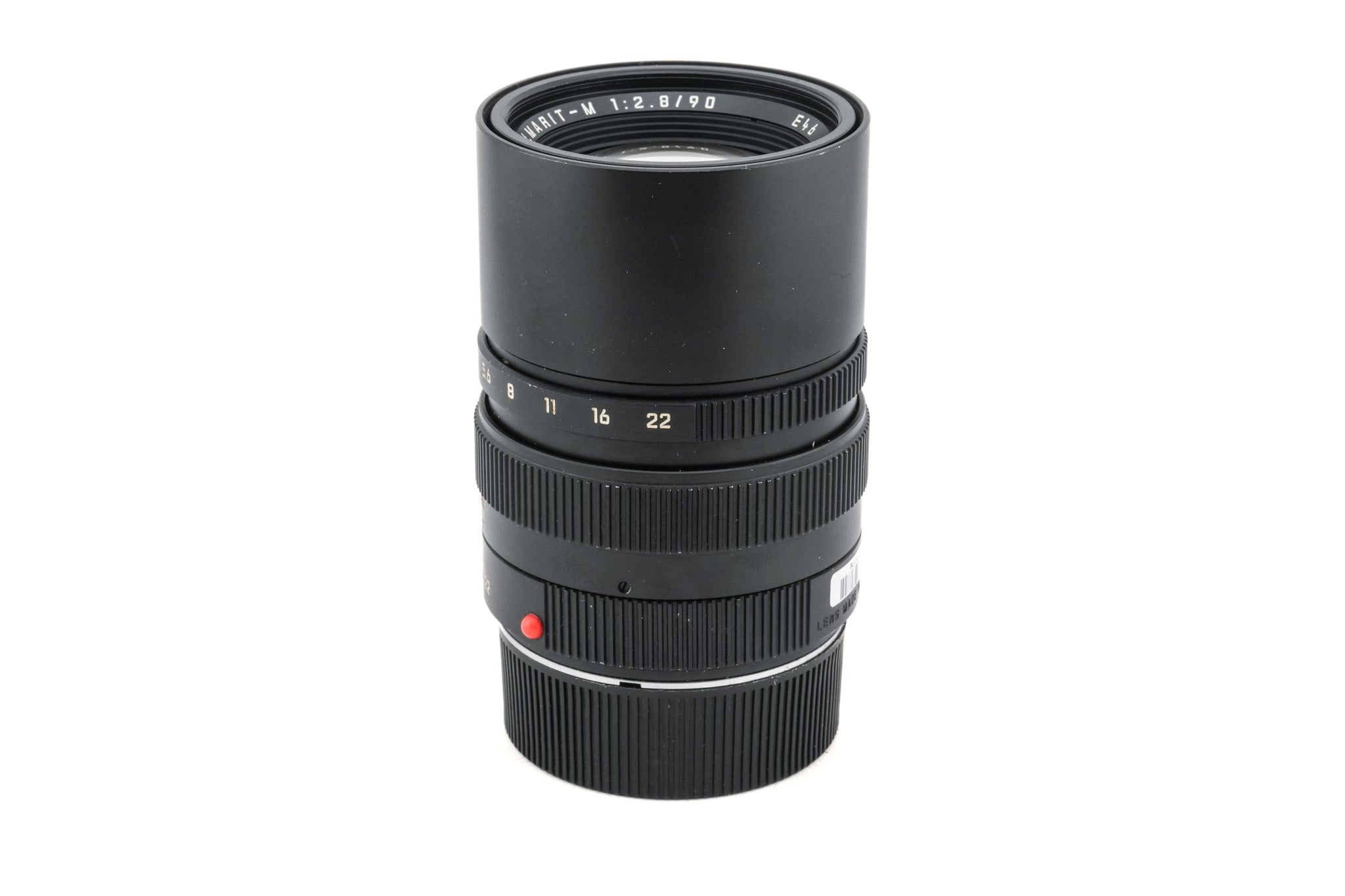 Leica 90mm f2.8 Elmarit-M (Black, 11807)