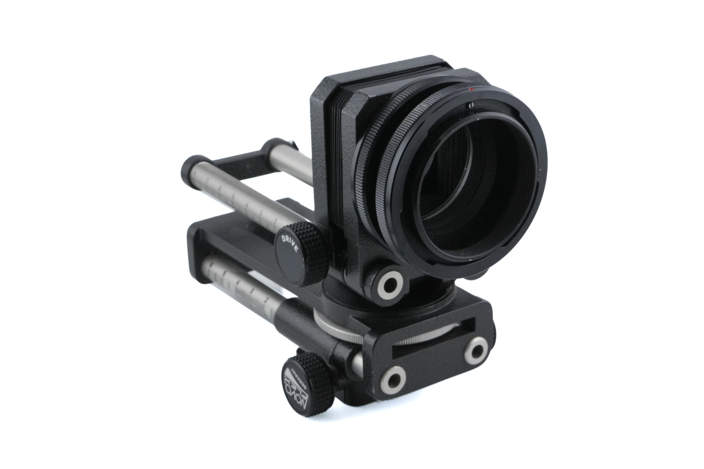 Novoflex Bellows (BAL-S) + Canon FD - Novoflex Universal Bellows (CANA) Adapter + CASTEL Focusing Rack