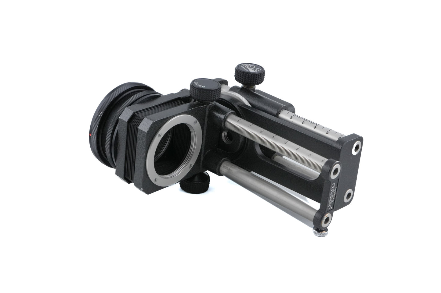 Novoflex Bellows (BAL-S) + Canon FD - Novoflex Universal Bellows (CANA) Adapter + CASTEL Focusing Rack