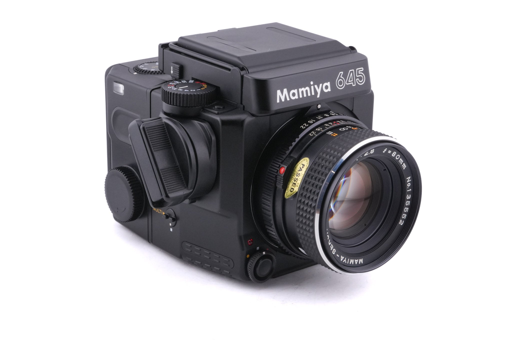 Mamiya M645 Super + 80mm f2.8 Sekor C + 120/220 Roll Film Holder N + Waist-Level Finder N