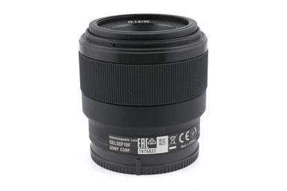 Sony 50mm f1.8 (SEL5018F)