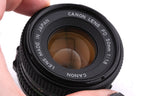 Canon 50mm f1.8 FDn